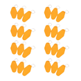 thumbnail image 2 of 24 Pcs Motel Keychain DIY Blank Hotel Keychains Sublimation (Orange), 2 of 7