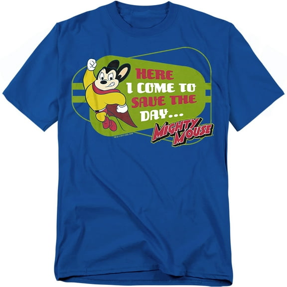 Mighty Mouse T-Shirt Here I Come Unisex Graphic Tee For Men & Women