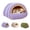Purple, variant on Cave Dog Bed, Indoor Cat Bed Cave Style Cozy Hideaway with Removable Washable Cover & Anti‑Slip Base Pet Nest for Cats and Dogs