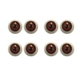 thumbnail image 1 of Injueey Eyeball DIY Crafting Half Round Eyes Dolls Animal de peluche Juguetes Eyeballs Halloween Scary Accesorio para Repair Artesanía Rosa roja Tipo 2 Injueey HA6175-01B, 1 of 6