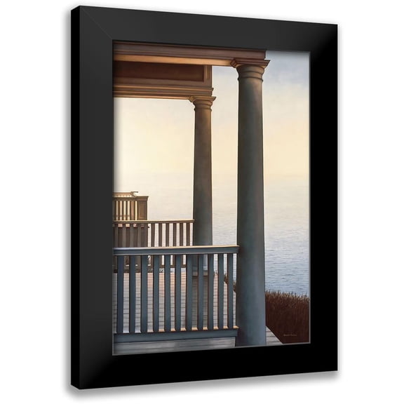Pollera, Daniel 11x14 Black Modern Framed Museum Art Print Titled - October Portico
