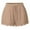 Khaki 2, variant on hotojiny Plus Size Shorts for Women Summer Fashion Lace Trim Shorts Comfy Wide Leg Lounge Beach Vacation Shorts