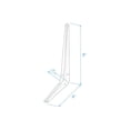 thumbnail image 4 of Nuk3y 6" x 8" L Shape Heavy Duty Shelf Bracket with Screws, 20 Pack, 4 of 6