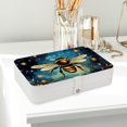 thumbnail image 6 of Honeybee Earring and Bracelet Holder Organizer Box with Removable Compartment and Portable PU Leather, 6 of 6