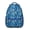 Blue-37, variant on Ergonomic Watercolor Backpack for College Students - Lightweight Waterproof Daypack with Padded Straps & Spacious Storage (Psychedelic Swirl)