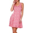 thumbnail image 3 of Women's Geometric Fit and Flare Mini Dress, 3 of 4