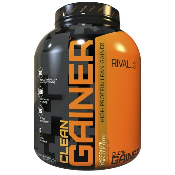 Rivalus Clean Gainer - Chocolate Peanut Butter Clean Protein Gainer 5lb