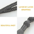 thumbnail image 3 of 2 Pack Curtain Tiebacks Tassel Drapery Tie-Backs Rope Handmade Holdbacks Home Office Hotel Decorative - style 5;, 3 of 5
