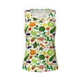 thumbnail image 6 of Sigee Vegetables2 for Women's Workout Tank Top,Running Tank Tops,Sleeveless Gym ClothesX-Large, 6 of 8