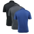 thumbnail image 2 of LANBAOSI 3 Pack Mens Polo Shirts Short Sleeve Slim Fit Shirts Quick Dry Golf Casual Workout Shirts, 2 of 6