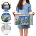 thumbnail image 5 of Yayeee Foldable Storage Basket for Shelves with Handles Waterproof Cloth Bins, Boat Seaside, 5 of 7