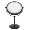 thumbnail image 4 of Espejo De Maquillaje Con Luz LED, Aumento 3X, Iluminación De Acero Inoxidable, Espejo Con Luz LED De 8 Pulgadas, Rotación De 360 ​​​​grados Para Uso Doméstico, 4 of 7