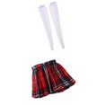 thumbnail image 1 of 1/6 Plisada Del Vestido De La Tela Escocesa Con Los Calcetines De La Media Del Cordón Uniforme Del Estudiante Para Las s Femeninas De Las Zulema Calcetines de falda de figura de acción, 1 of 8