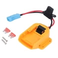 thumbnail image 4 of Power Tool Battery Adapter,Nitavon 20V Battery Adapter with Fuse & Thick Copper Wire, ABS, Easy to Connect. Suitable for DCB200, DCB201, DCB203, RC Car DIY Adapter Set with Wire, 4 of 7