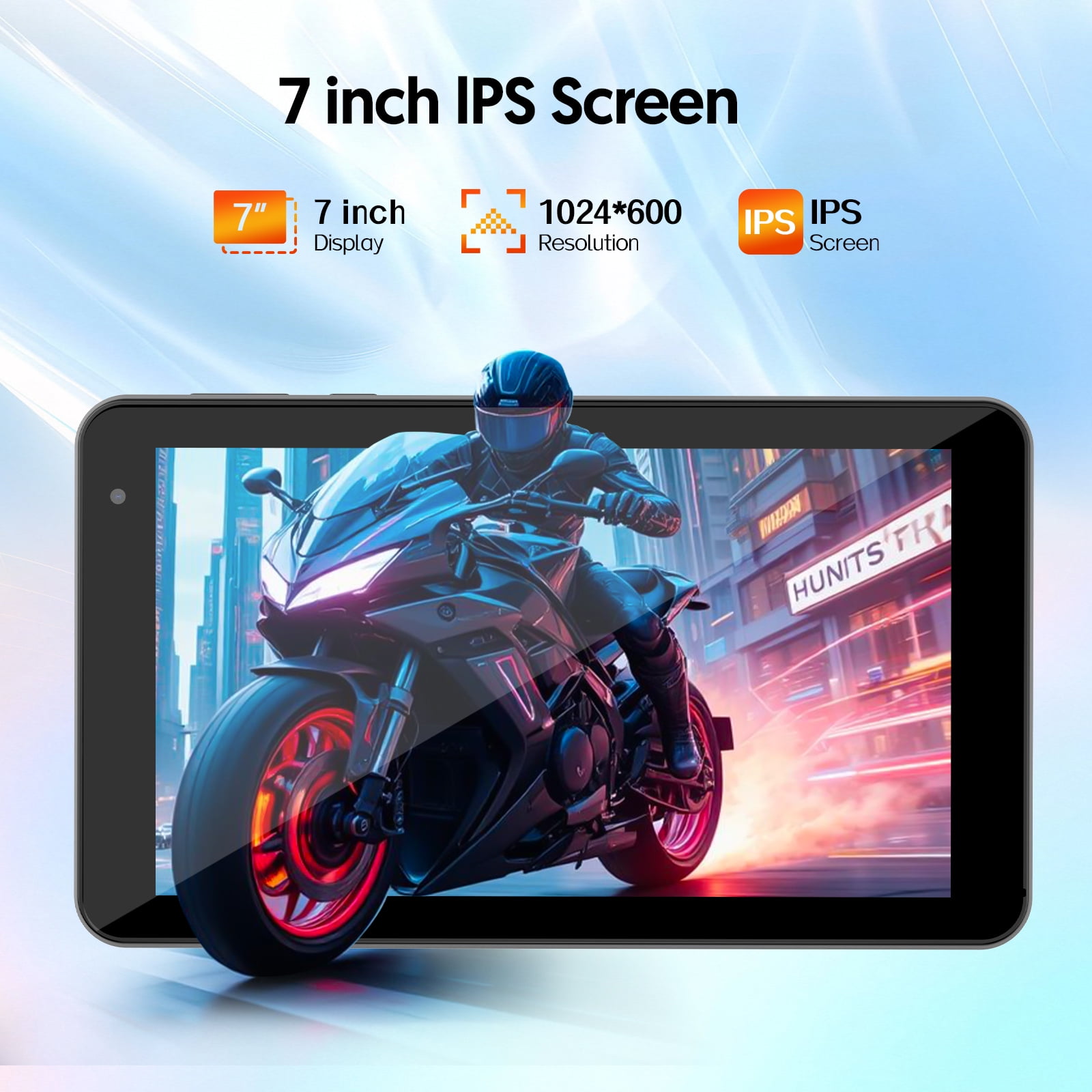 Tablet 7 inch Android 15 Tablet, 3GB RAM 32GB ROM 1TB Expandable,Penta-core Processor Tablet PC，Wi-Fi 6, 5G dual-band，3000mAh Battery, Dual Camera, Educational, Games