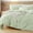 Mint Green, variant on NEXHOME PRO Duvet Cover Set 100% Washed Cotton 3 Pieces Linen Breathable Soft Durable Duvet Cover Bedding Set with Zipper Closure, King Size Mint Green(Comforter Not Included)