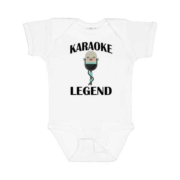 Inktastic Karaoke Legend Music Boys or Girls Baby Bodysuit