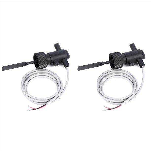 2X Interruptor de Flujo de Agua -10, 100 V, Sensor de de Alta Precisión, Control de de Agua Ajustable, Interruptor de de Flotador, Sensor de Flujo.