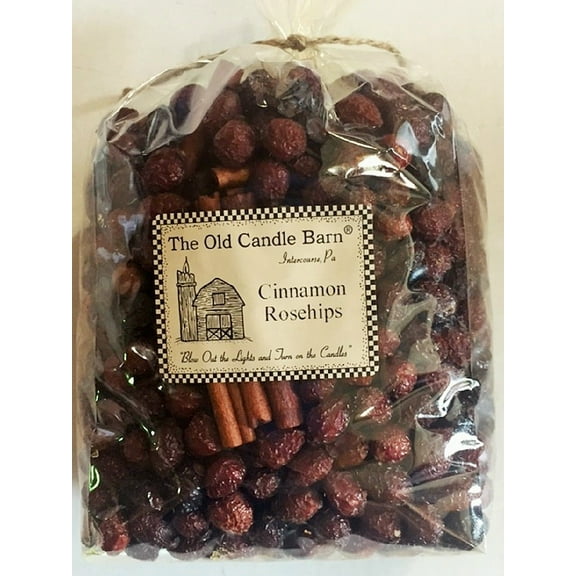 Cinnamon Rosehips Large Bag - Well Scented Potpourri - Made In USA