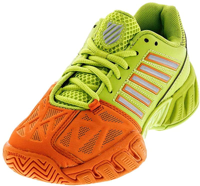 orange boys tennis shoes