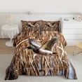 thumbnail image 2 of Castle Fairy Female Men Mallard Duck Full Size Comforter Sets,Autumn Animal Bedding Sets, 2 of 8