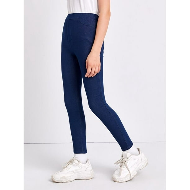 Navy blue top leggings kids