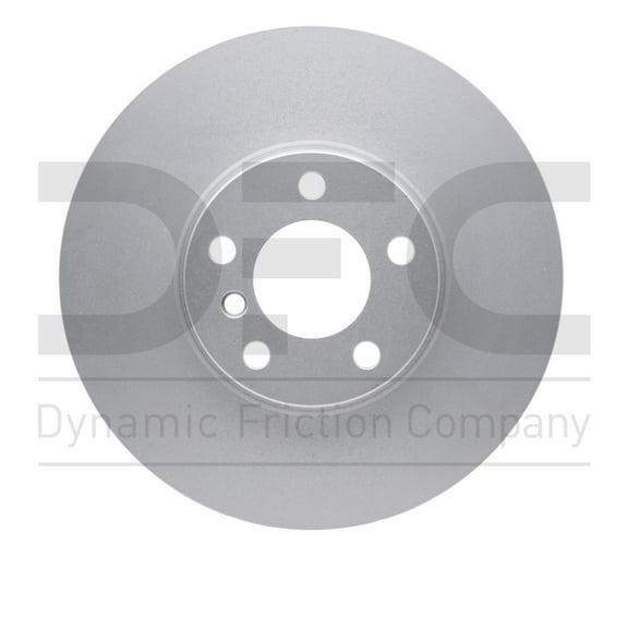 Front Dynamic Friction Company Hi-Carbon Alloy Brake Rotor (1) For 2007-2018 BMW X5, 2011-2019 BMW X6