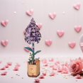thumbnail image 2 of de construcción de ramo de flores, miniladrillos, juegos de construcción de ramo de flores, miniflores artificiales, bloques de construcción para Estilo B, 2 of 8