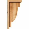 thumbnail image 3 of 6"W x 8"D x 16"H Alpine Rough Sawn Corbel w/Backplate, Western Red Cedar, 3 of 9