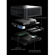 MINISFORUM Venus UM790 Pro Mini PC AMD Ryzen 9 7940HS Barebone Version, 2xUSB4/ 2xHDMI Micro PC