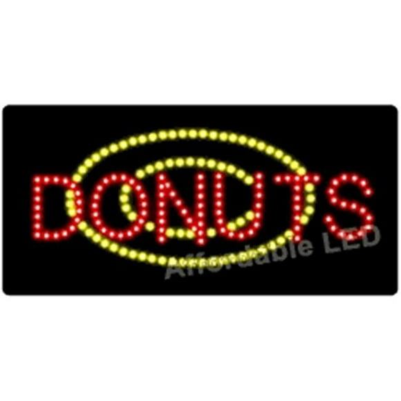 LED L8801 Affordable 12 H x 24 L. Donuts LED Signe