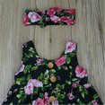 thumbnail image 4 of Newborn Baby Girl Kid Sleeveless Party Floral Dress Wedding Pageant Formal Dresses Sundress Clothes, 4 of 7