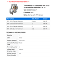 thumbnail image 2 of Throttle Body 1 - Compatible with 2015 - 2018 Chevrolet Suburban 5.3L V8 - Autopart Premium, 2 of 2