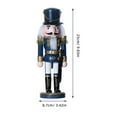 thumbnail image 2 of GAXIRE Wood Nutcracker for Festival 1Pack 10.8x3.8in, 2 of 8