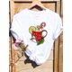thumbnail image 1 of Camiseta con estampado de árbol de gato para mujer, ropa con estampado de Feliz Navidad y Año Nuevo, 2025, 1 of 5