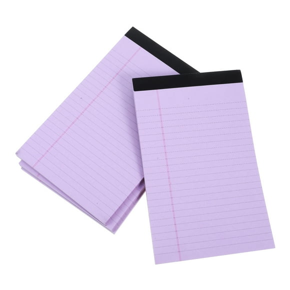 SHISUYAN 4 Pcs Bloc-Notes Ligné Ligné Bloc-Notes Légal Portable Mémo Carnet