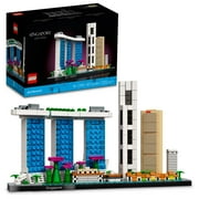 LEGO Architecture Singapore 21057  Skyline Collection Model Building Set for Adults, Collectible Display Set Great for Home Dcor, Construction Craft Gift Idea