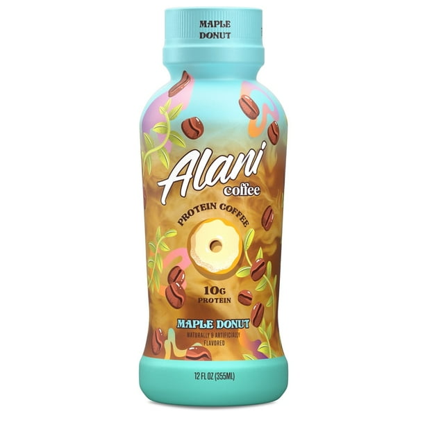 Alani Nu Protein Coffee Maple Donut 12oz Walmart alani-nu-protein-coffee-maple-donut-12oz-walmart