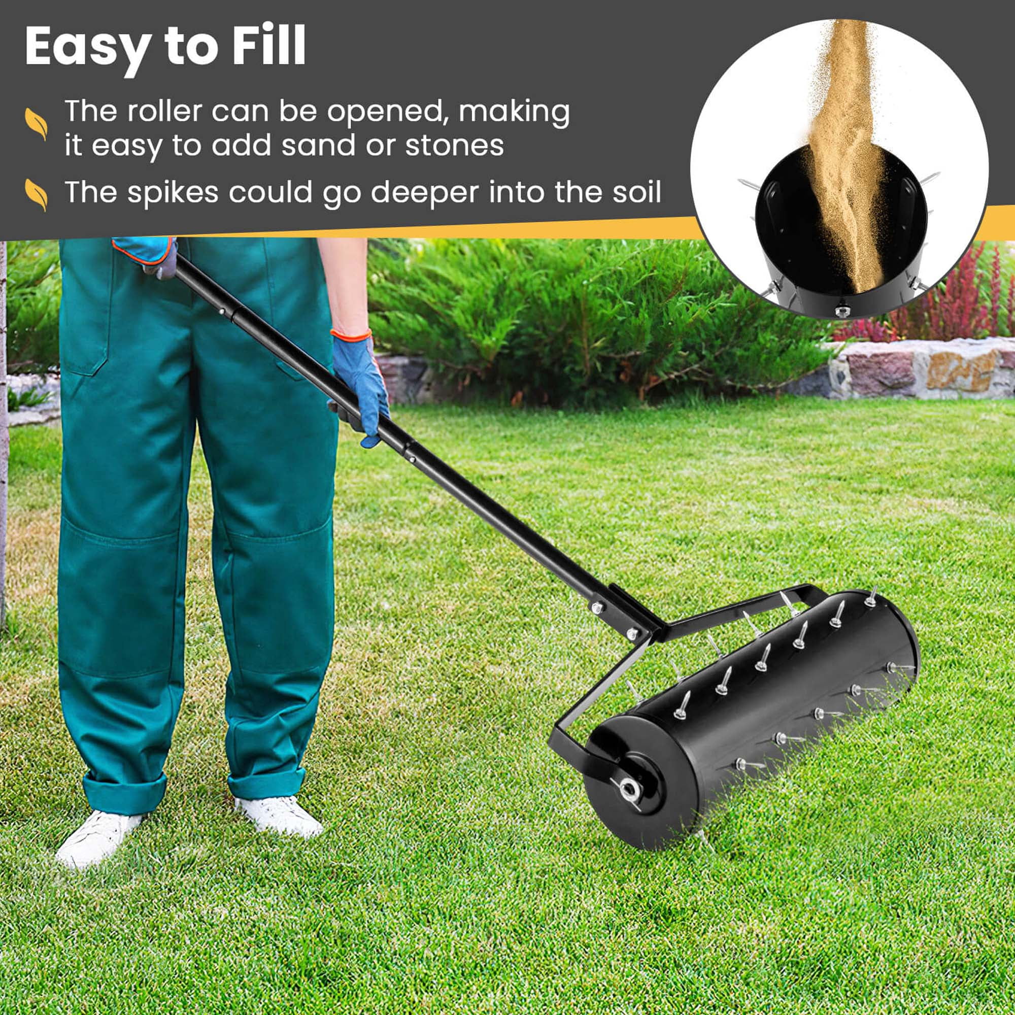 Lawn Dethatcher Manual Lawn Aerators Coopvivi Lawn Aerator Tool