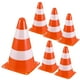 thumbnail image 2 of ColoMX Conos de seguridad vial (6 unidades): Conos de tráfico de alta visibilidad para seguridad y construcción. Equipo de plástico para obras viales, estacionamientos y deportes., 2 of 8