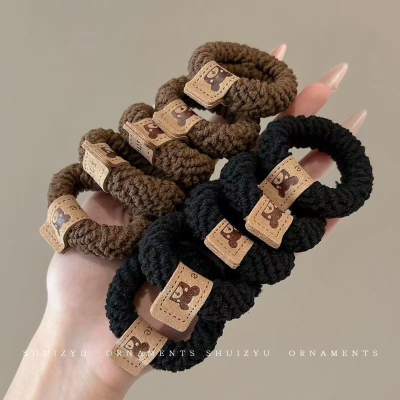 Women’s Multicolor Hair Scrunchies Set – 20pcs INS-Inspired Soft Elastic Hair Ties for Ponytails & Buns