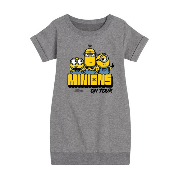 Despicable Me Minions - On Tour - Toddler & Youth Girls Fleece Dress