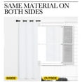 thumbnail image 6 of NICETOWN Blackout Curtains for Living Room, Grommet Thermal Bedroom Blackout Curtains, Pure White, Set of 2, W42 x L63, 6 of 7