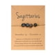 thumbnail image 1 of Fiudx Pulsera de Piedra de La Suerte, Temática de Constelaciones Vintage, Piedra Natural, Tarjeta Del Signo Del Zodíaco, Regalo Familiar, Buena Fortuna, Diseño Ajustable, 1 of 2