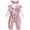 A05-Pink, variant on CAICJ98 Baby Girl Clothes Suspender Jumpsuit Newborn Long Sleeve Ruffled Romper + Cute Cartoon Pants + Headband Fall Winter Outfits Beige,Size 9-12 Months