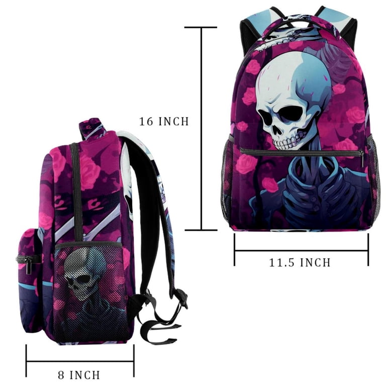 Lightweight Backpack Skeleton School Bag Travel Laptop  display picture 3