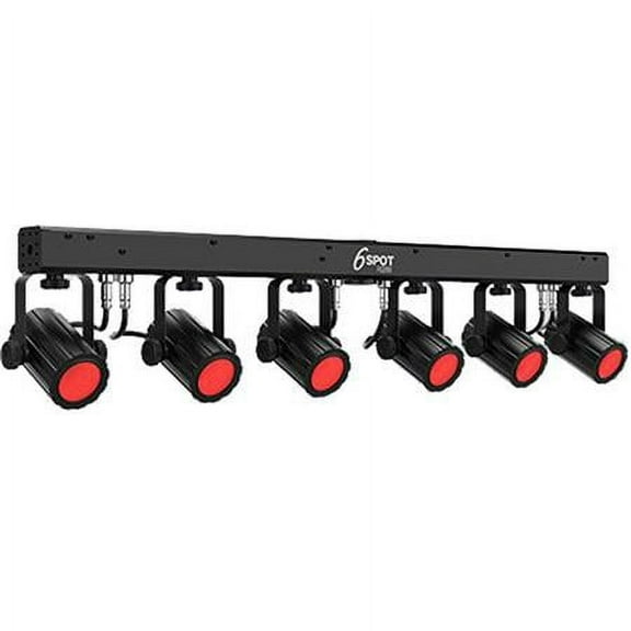 Chauvet 6SPOTRGBW Adjustable LED Spot Lighting Fixture with 6 Quad-color Heads