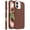 Desert, variant on OtterBox iPhone 17 - Cactus Leather MagSafe Case - Riverside Blue - Cactus Based Leather - Felt Lining - Ultra-Slim - Raised Edges - Metal Buttons - Camera Control