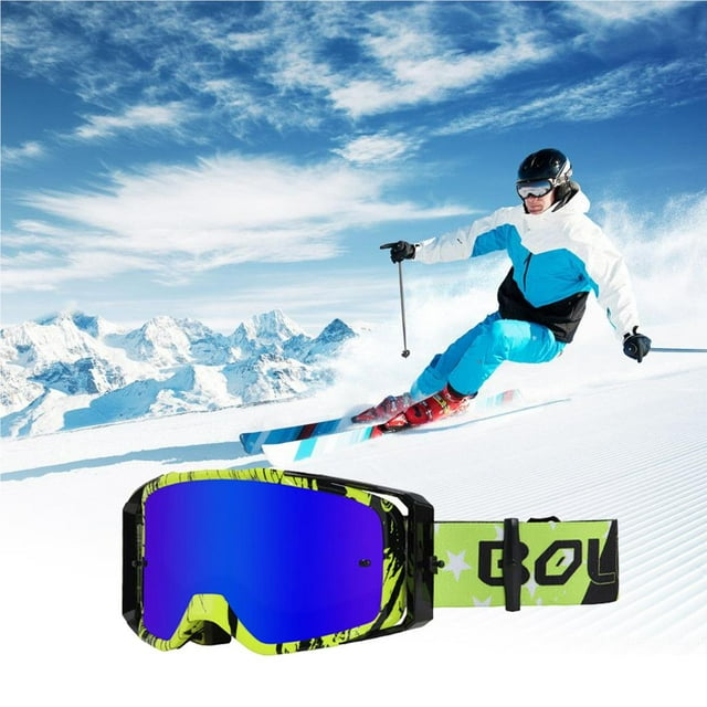 ziyahi Motorcycle Goggles Riding Goggles Windproof Scratch Resistant Bike Motocross Glasses for Skiing Country Surfing No.1