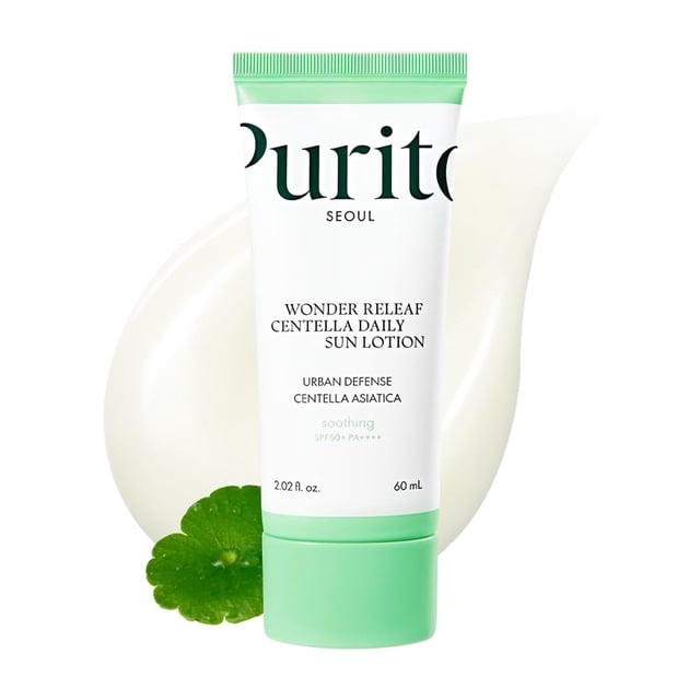 Protector Solar Wonder Centella Daily Sun Lotion, SPF50+ PA++++ Centella, Non White , Soothing, Facial Sun Lotion, K-Beauty, de fase acuosa para uso diario, Textura ultra ligera